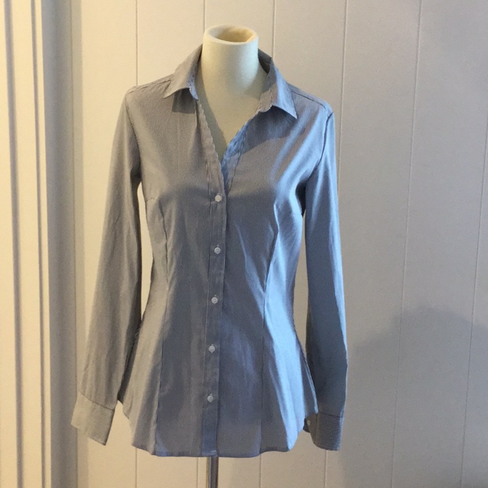 H&M pinstriped Button up shirt